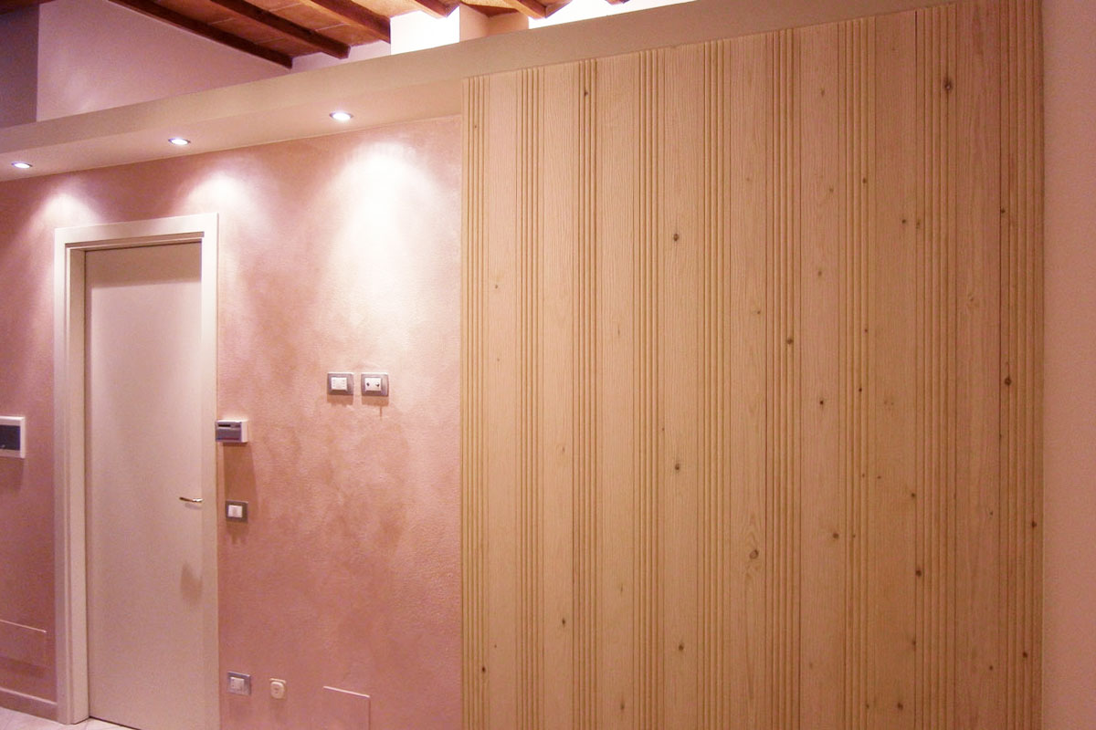 Rivestimenti in legno per abitazioni, case perlinato colorato